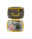 Lunch Box -Stainless Steel - Yellow